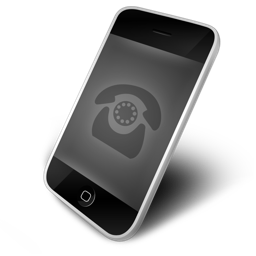 Phone Black Icon 256x256 png